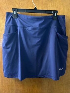 EUC Baleaf Dark Blue Athletic Skort with Side Pockets- XL